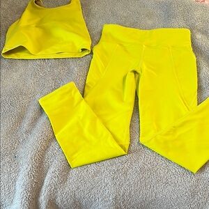 Old Navy Kids Neon Yellow Leggings
